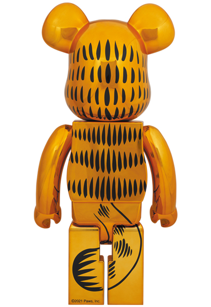 Bearbrick Garfield (Gold Chrome Version) 1000%