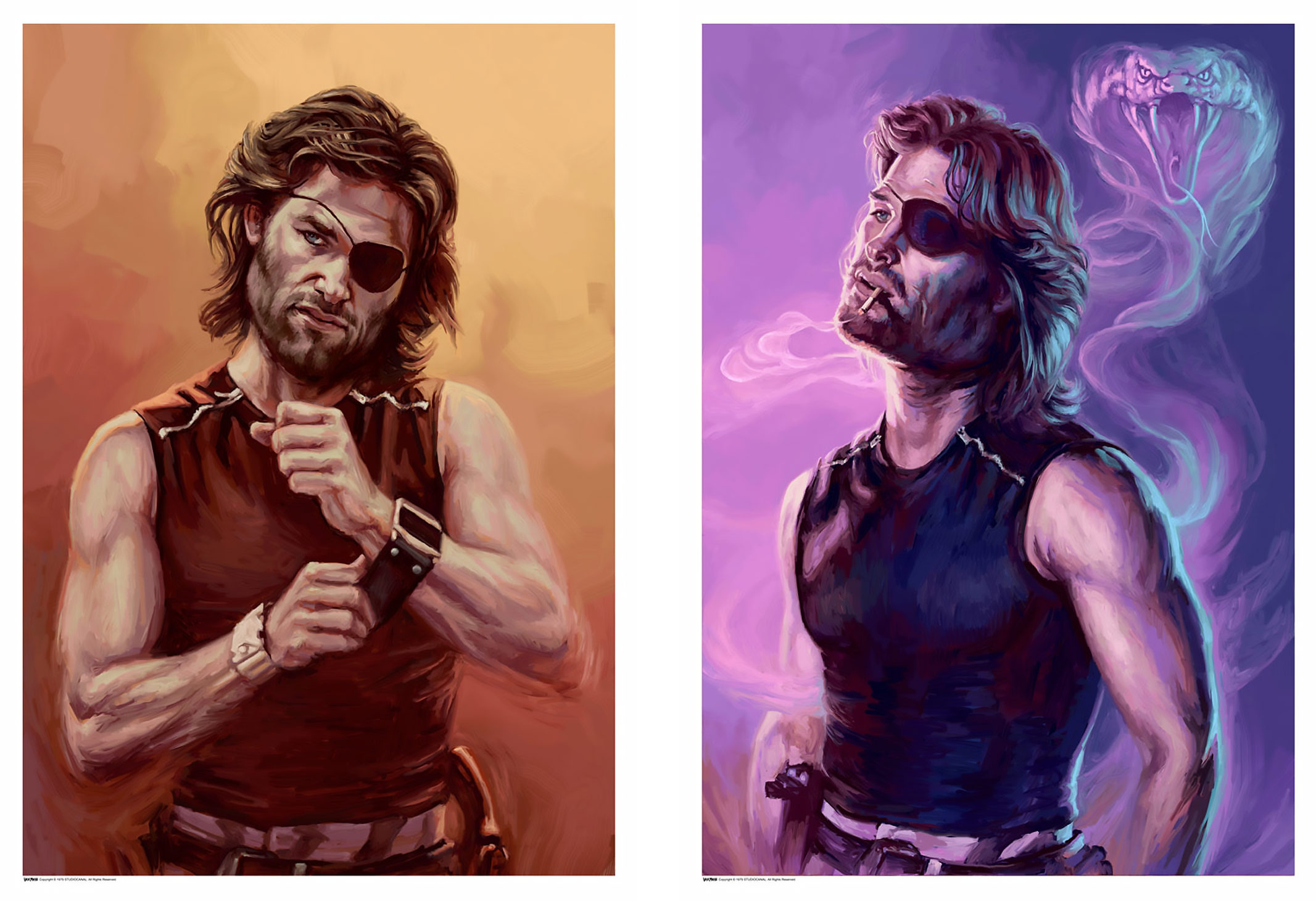 Escape From New York – Snake Plissken Portrait Set