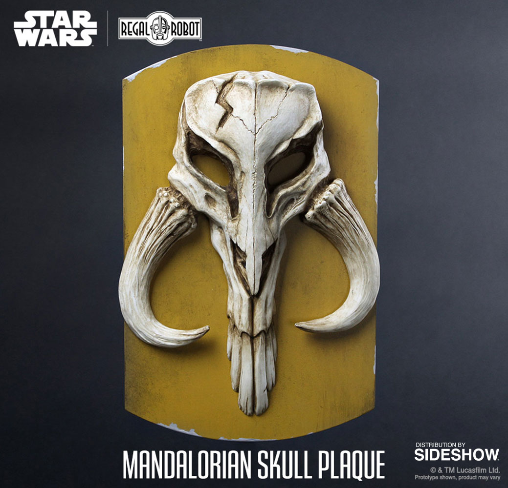 Mandalorian Skull Plaque