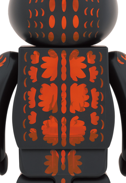 Be@rbrick Godzilla (Meltdown: Clear Orange Version) 1000%