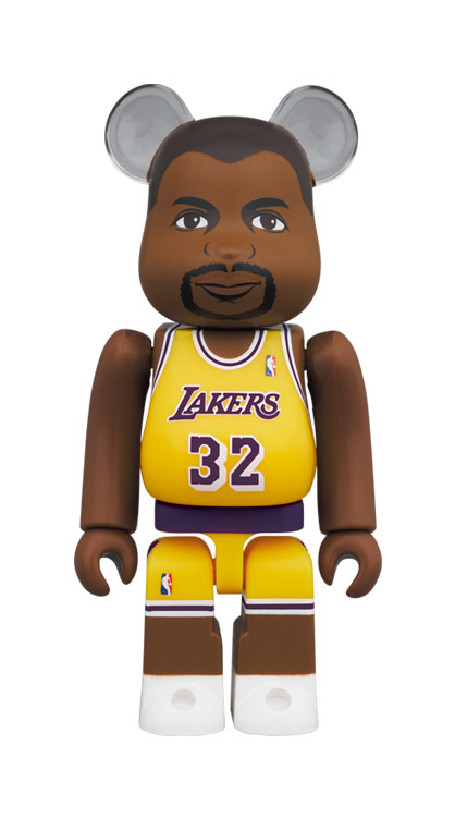 Be@rbrick Magic Johnson (Los Angeles Lakers) 100% and 400%
