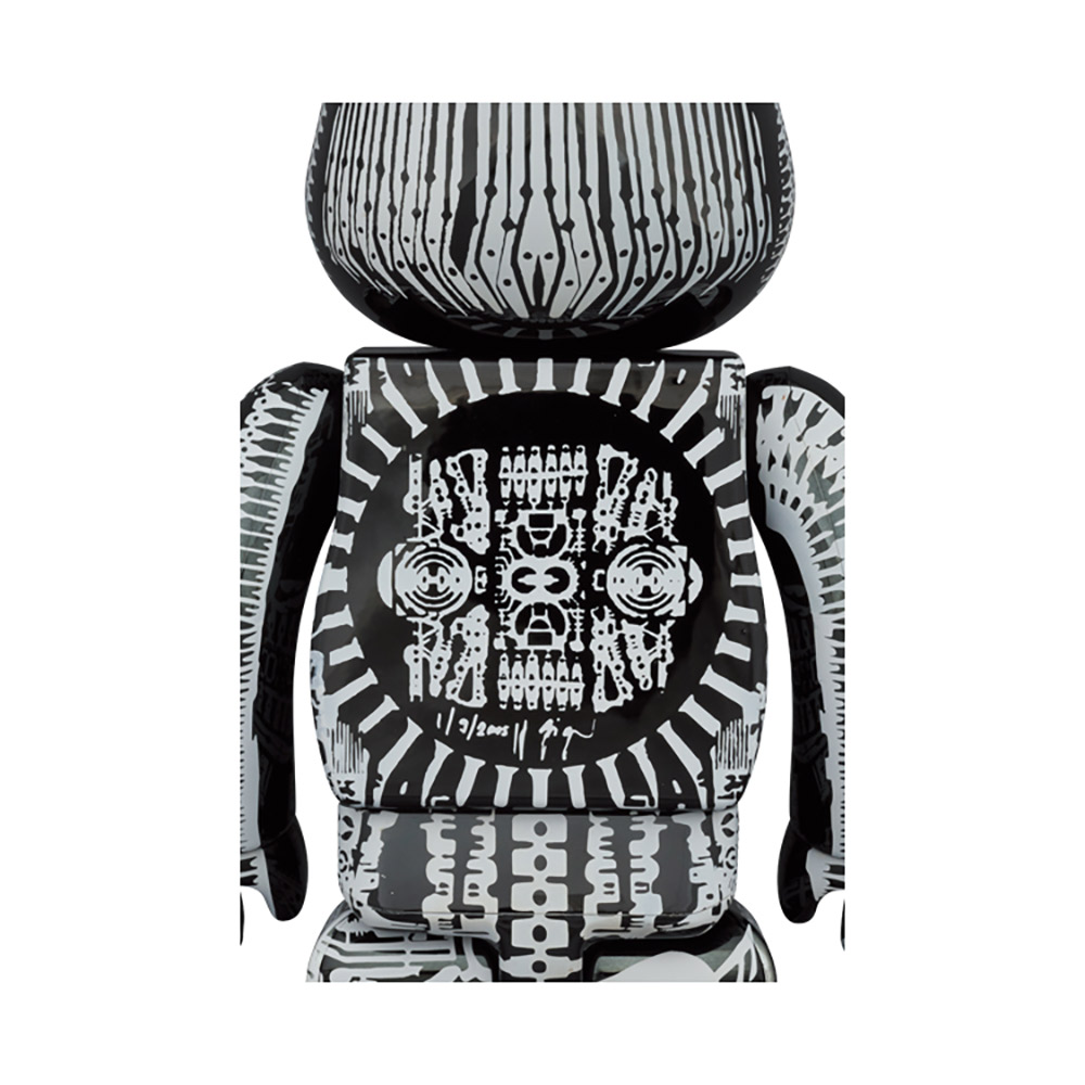 Be@rbrick HR. Giger (Black Chrome Version) 100% & 400%