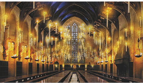 Harry Potter Great Hall Mural