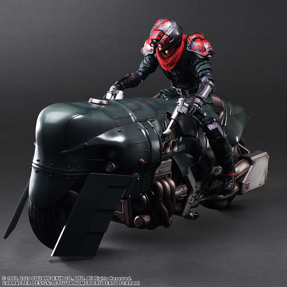 Shinra Elite Security Officer and Motorcycle Set