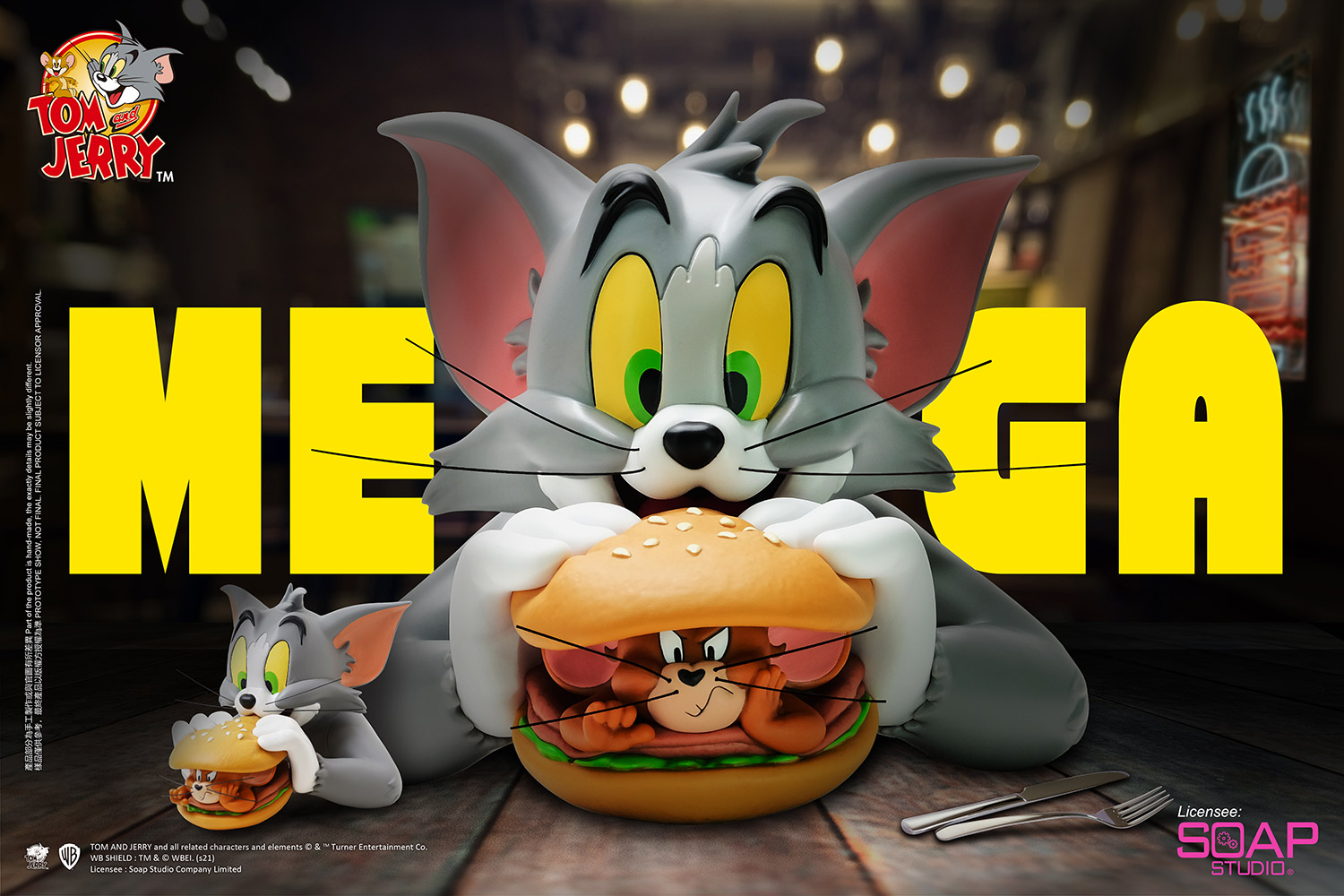 Tom and Jerry Mega Burger