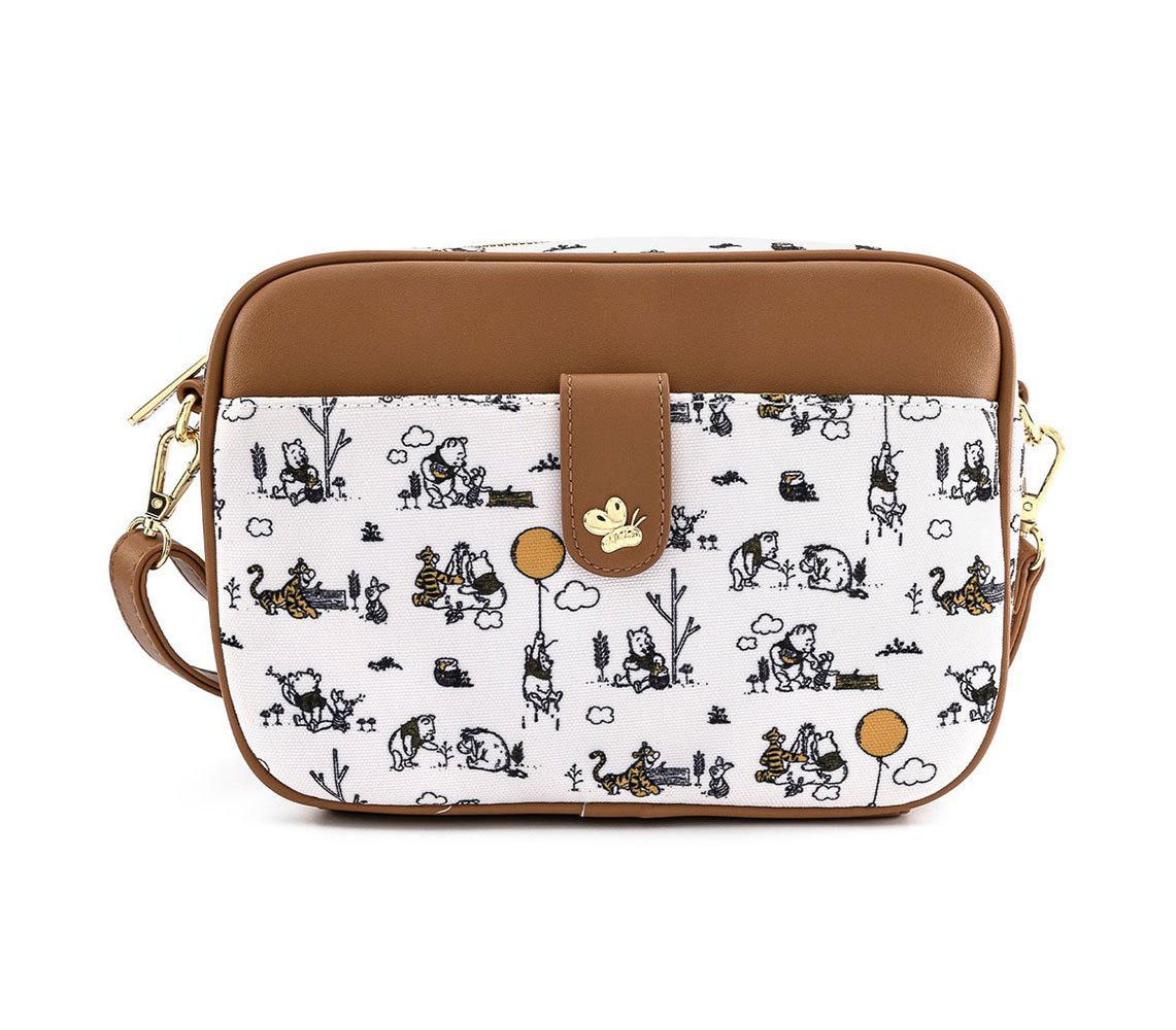 Winnie the Pooh Line Drawing Crossbody