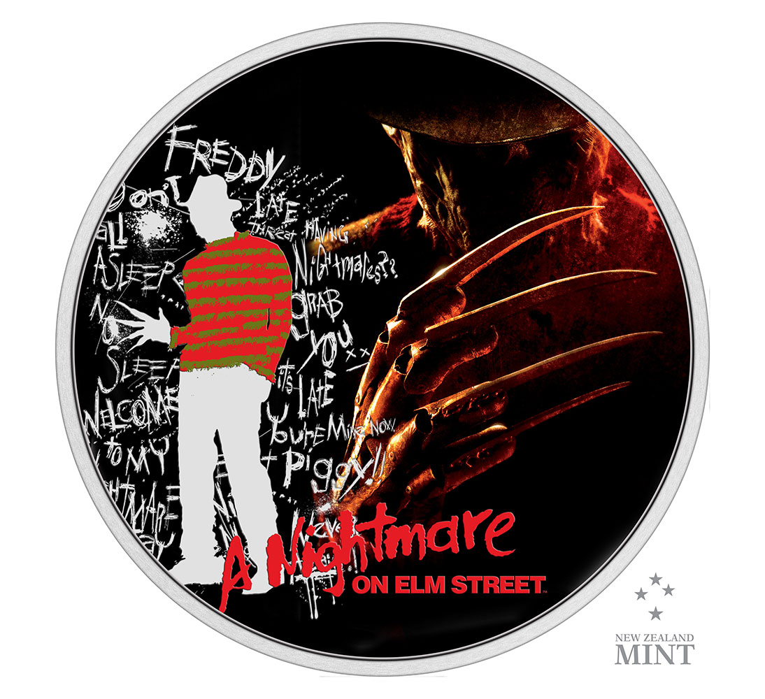 A Nightmare on Elm Street 1oz Silver Coin
