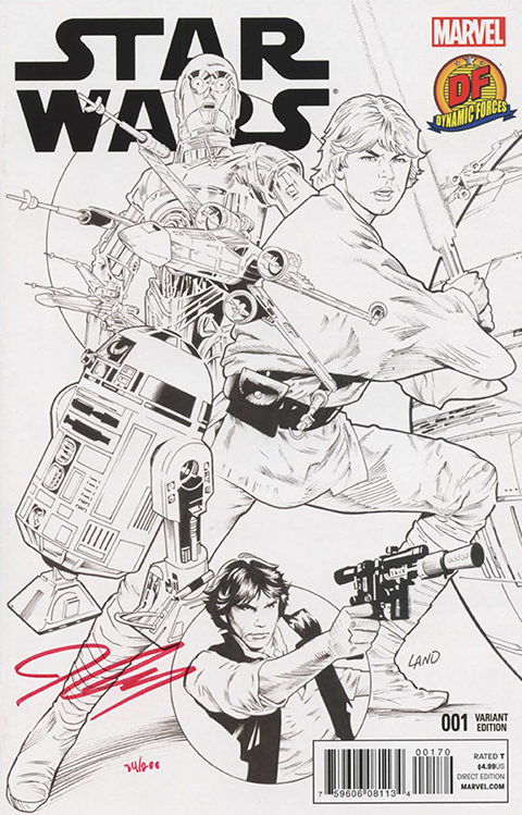 Star Wars #1 B&W Variant