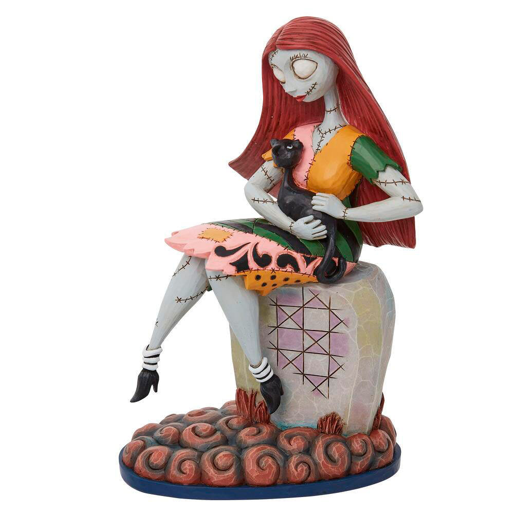 Sally Cat on Gravestone