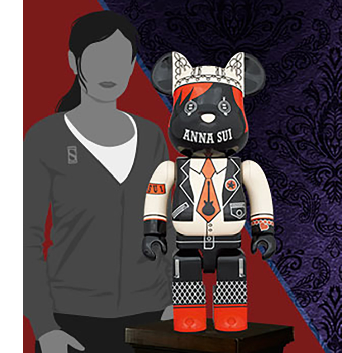 Be@rbrick Anna Sui Red & Beige 1000%