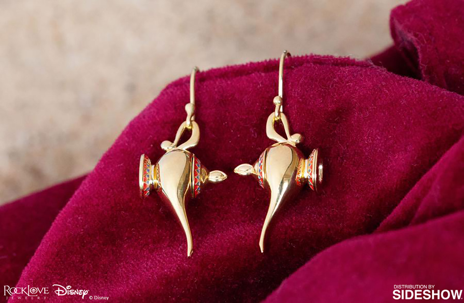 Hinged Magic Lamp Earrings