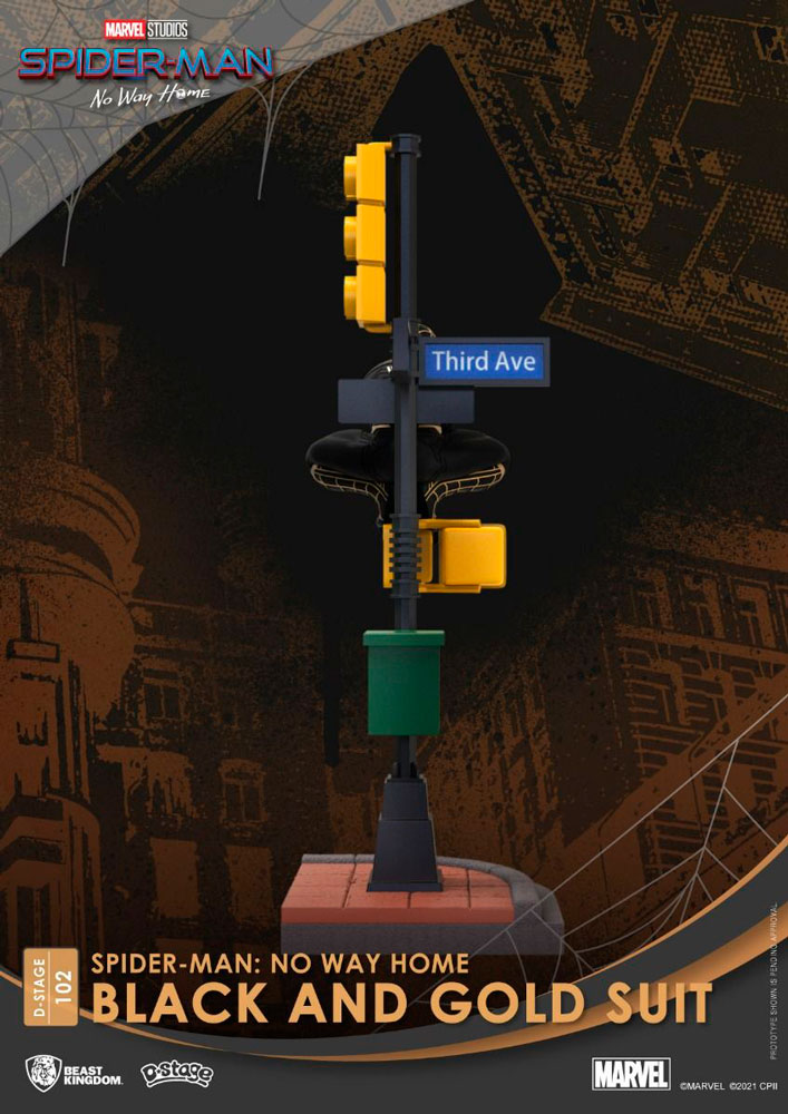 Spider-Man (Black & Gold Suit) D-Stage