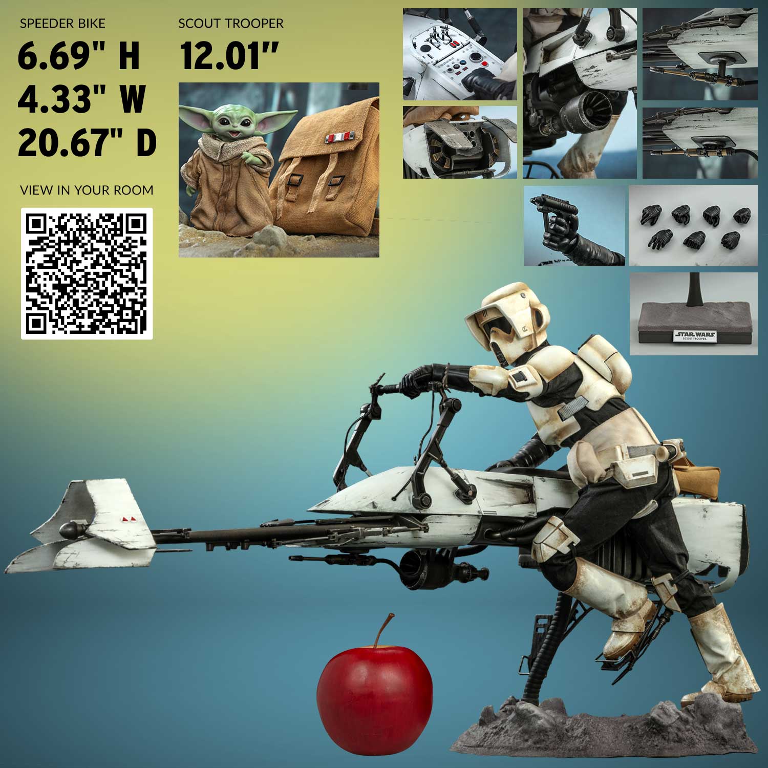 Scout Trooper and Speeder Bike