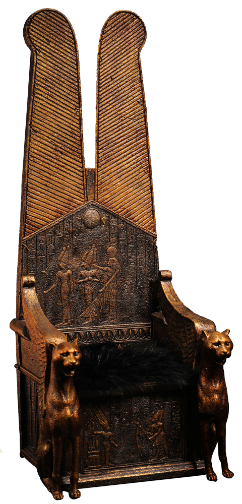 Egyptian Throne (Black)