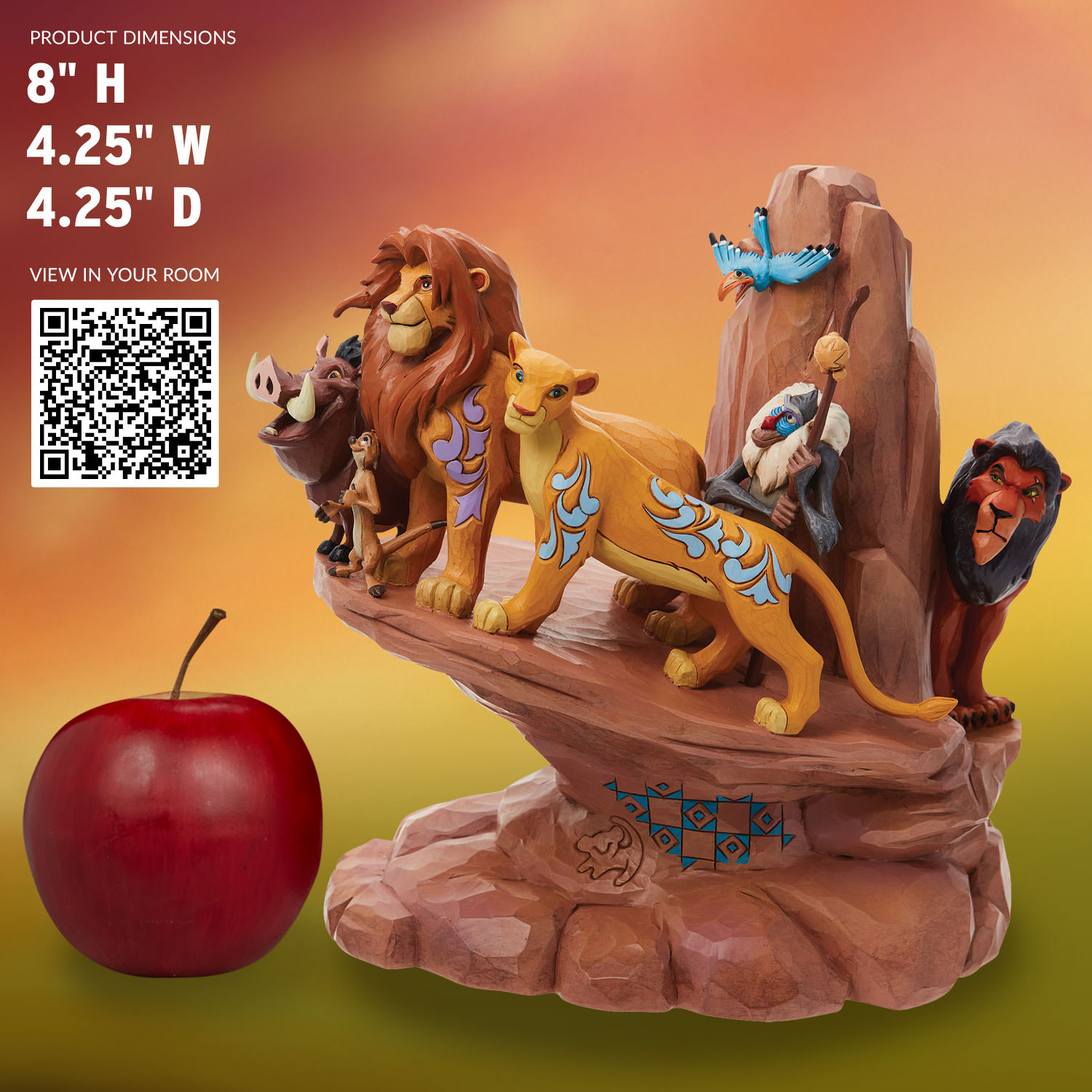 Lion King Carved in Stone