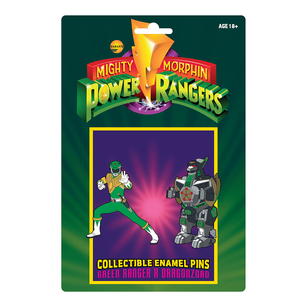 Green Ranger x Dragonzord Pin Set