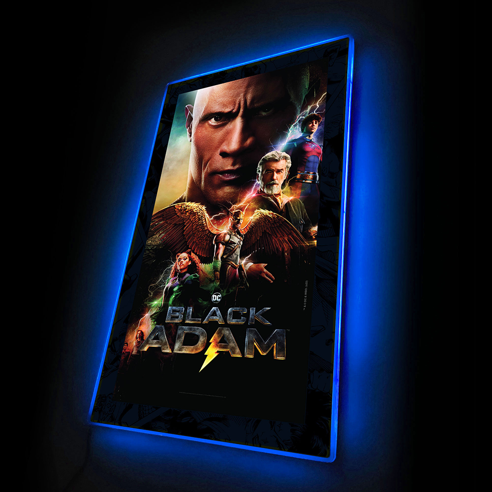 Black Adam (2022) - LED Movie Mini-Poster
