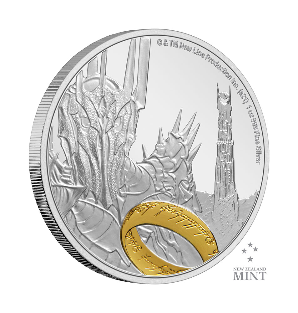 Sauron Silver Coin