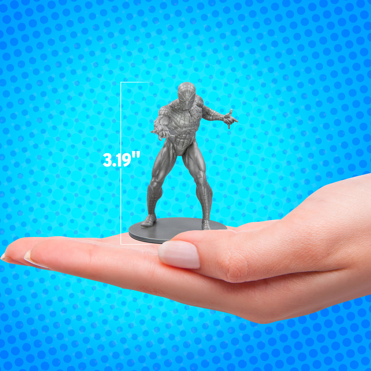 Spider-Man Silver Miniature