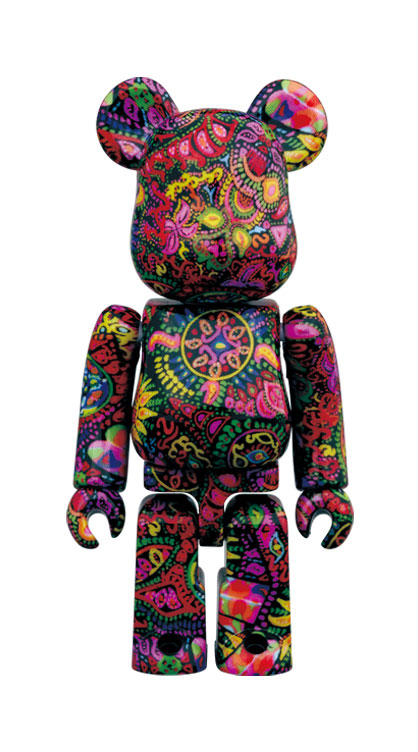 Be@rbrick Psychedelic Paisley 100% & 400%