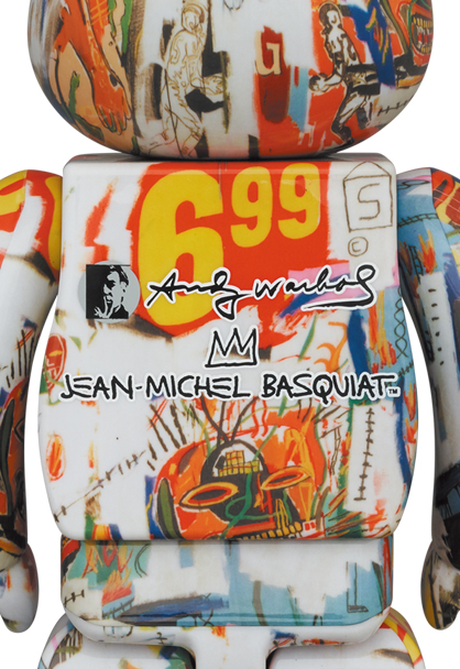 Be@rbrick Andy Warhol x JEAN-MICHEL BASQUIAT #4 400%