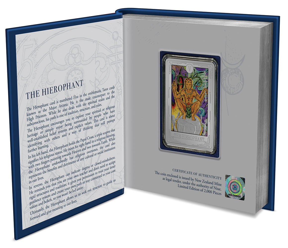The Hierophant 1oz Silver Coin