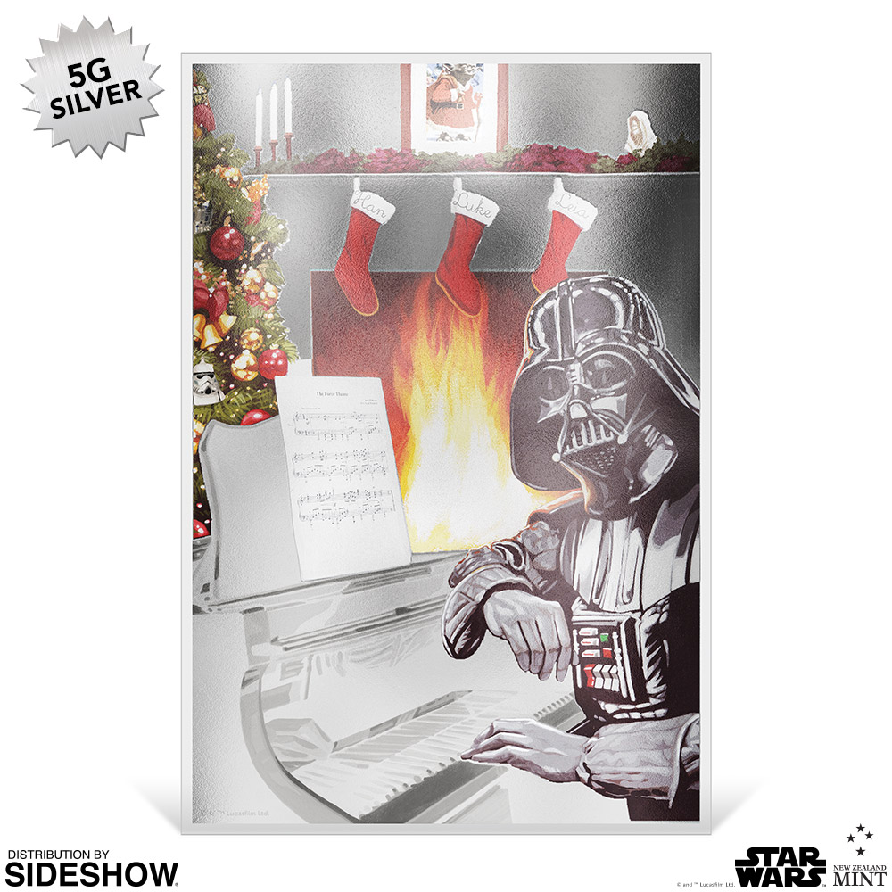 Star Wars Season's Greetings Silver Coin Note (2018)