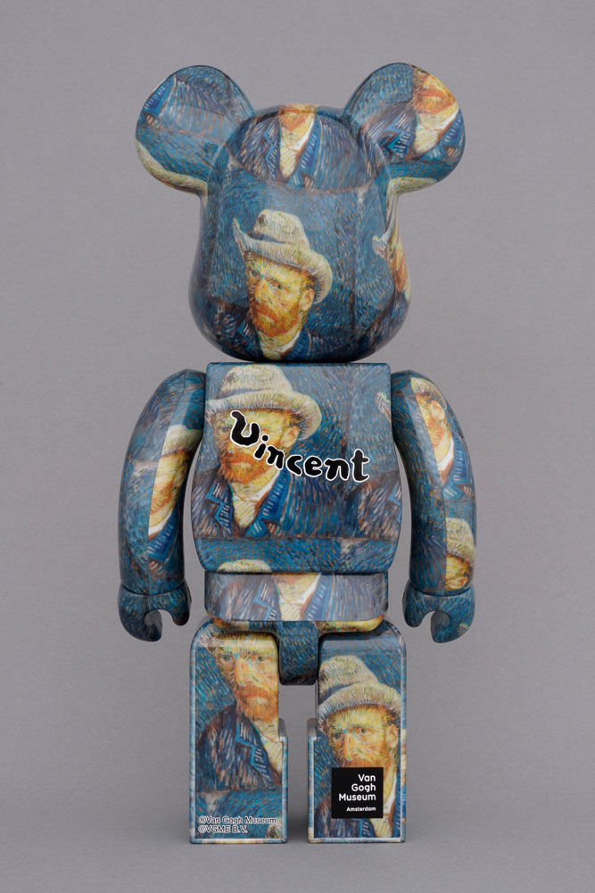 Be@rbrick Van Gogh Museum Self Portrait 100% and 400%