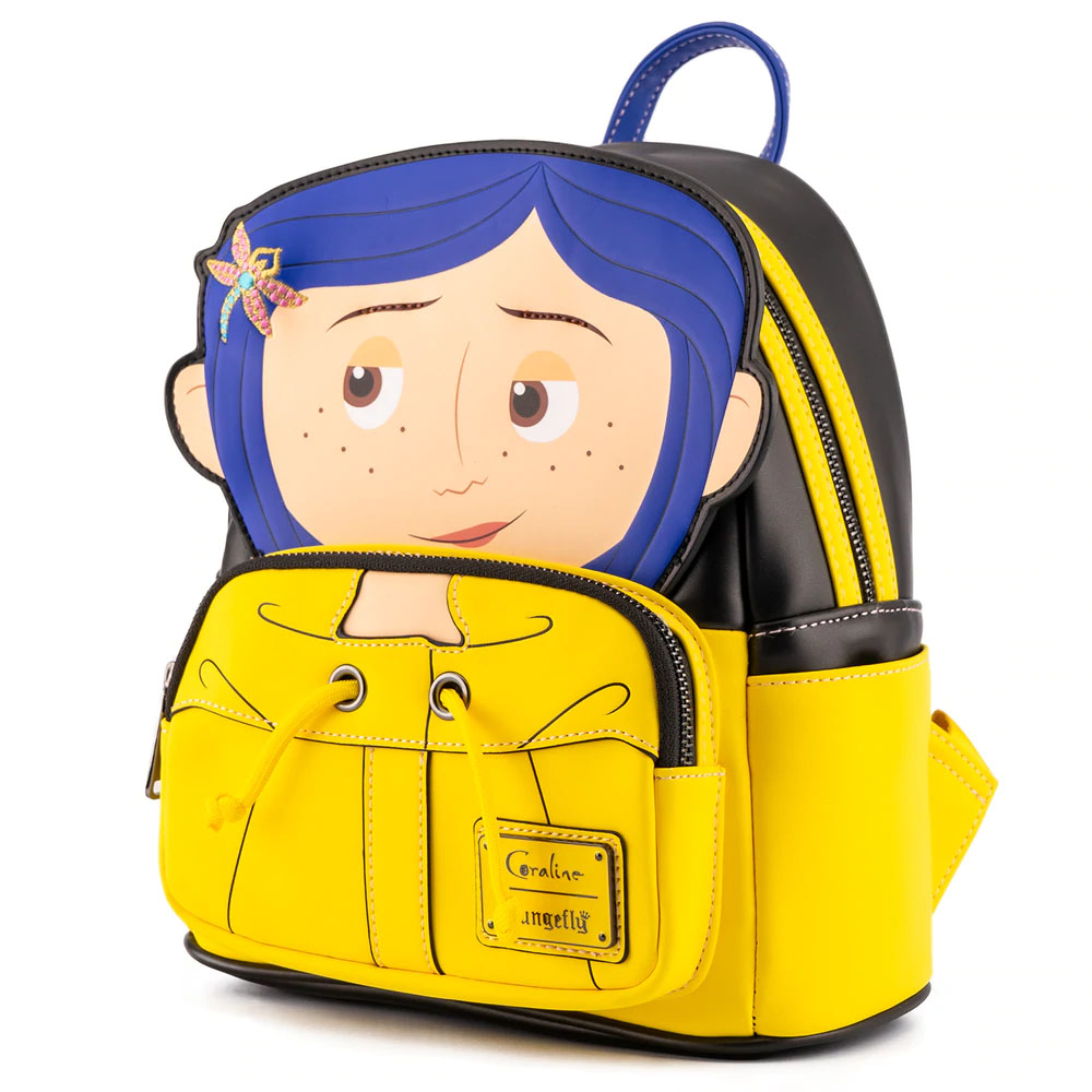 Coraline Raincoat Cosplay Mini Backpack