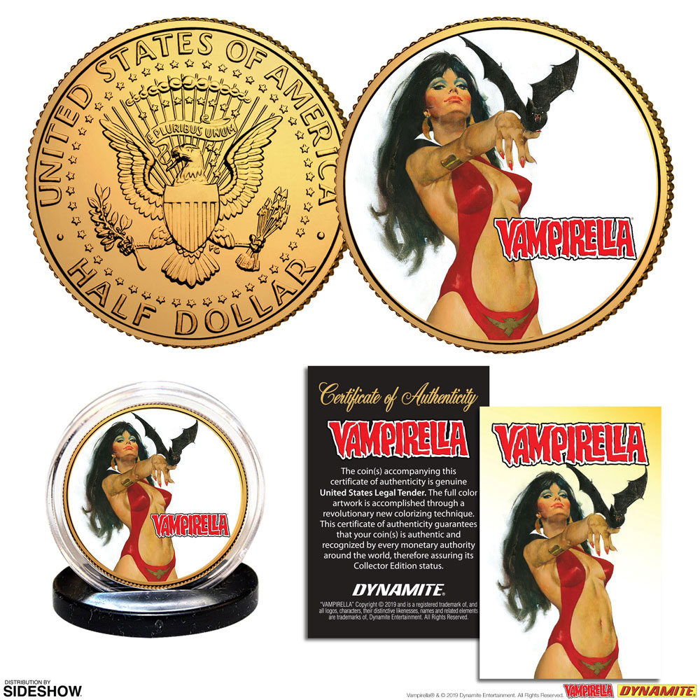 Vampirella 50th Anniversary 24kt Gold Coin Set