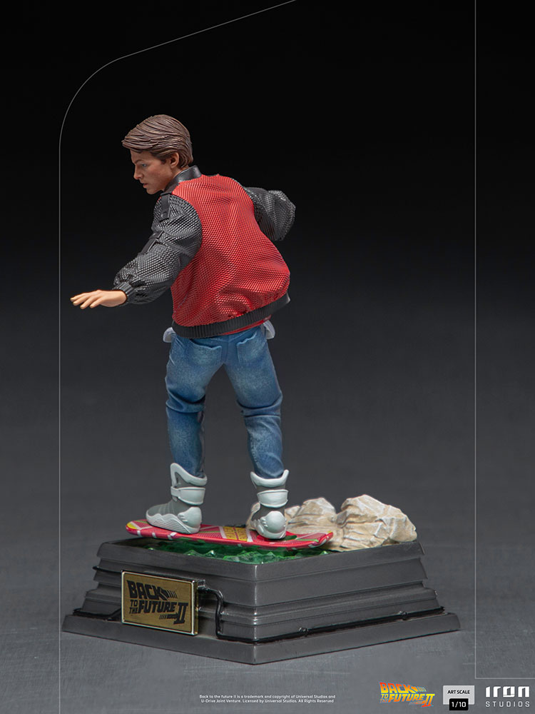 Marty McFly on Hoverboard