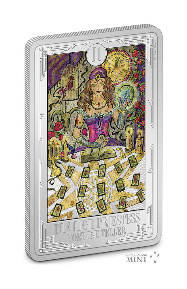 The High Priestess Silver Coin