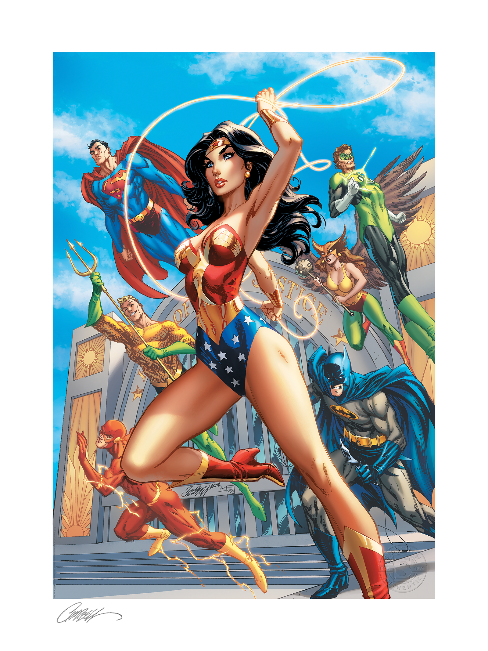 Wonder Woman #750 B - Hall of Justice