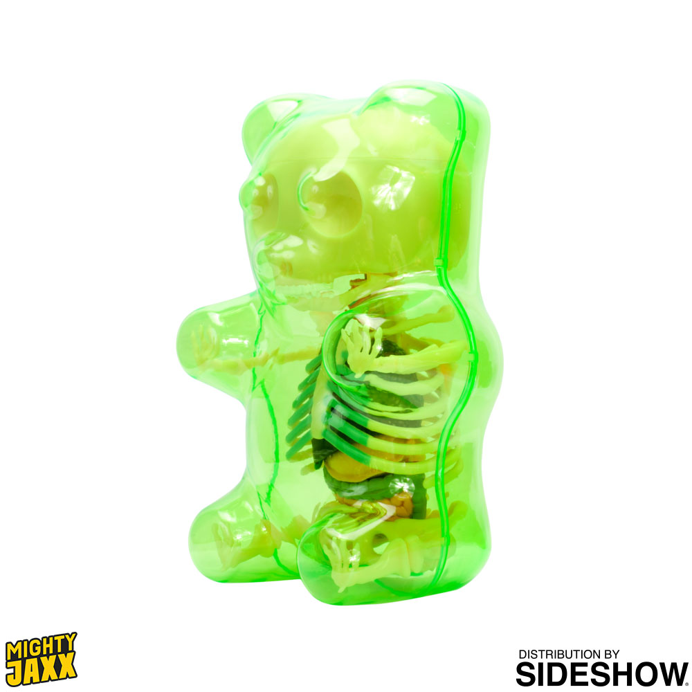 Funny Anatomy Gummi Bear (Clear Green)