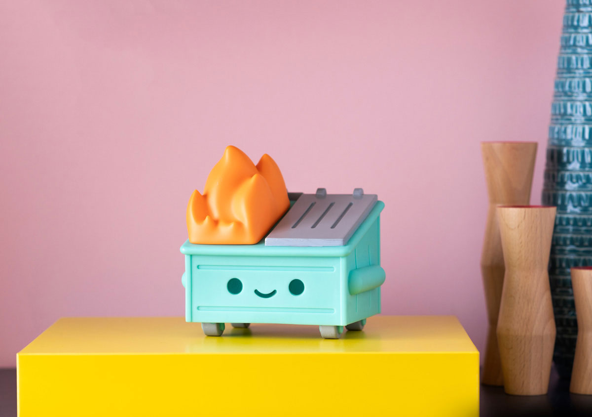 Lil Dumpster Fire Night Light