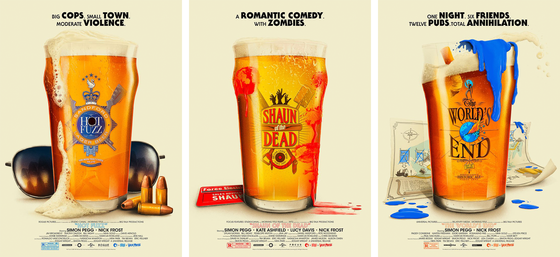 Cornetto Trilogy Set #1