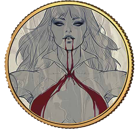 Vampirella (Stanley Artgerm Lau) #2 Variant Gold Coin