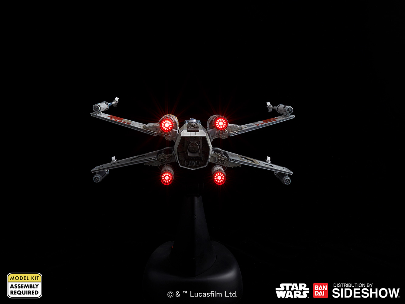 X-Wing Starfighter Moving Edition Plastic Model