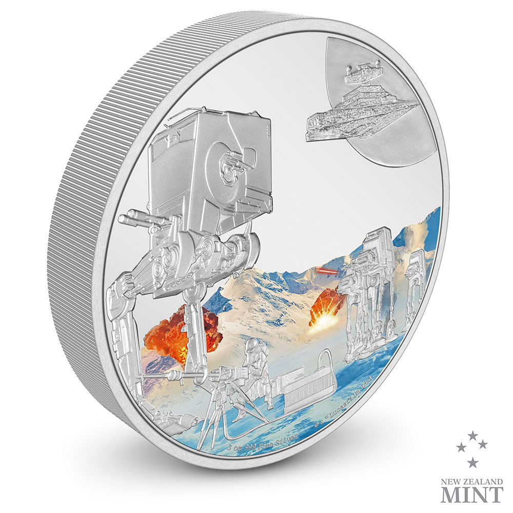 Battle Scenes Hoth 3oz Silver Coin