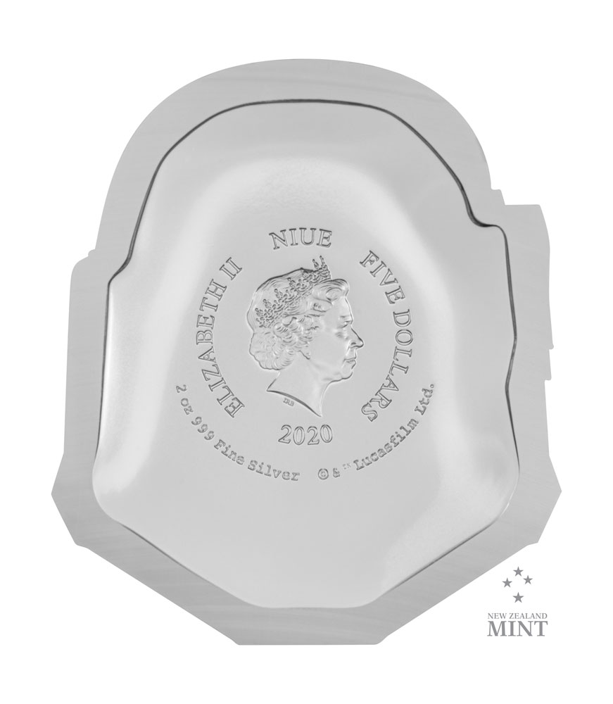Boba Fett™ Helmet Silver Coin