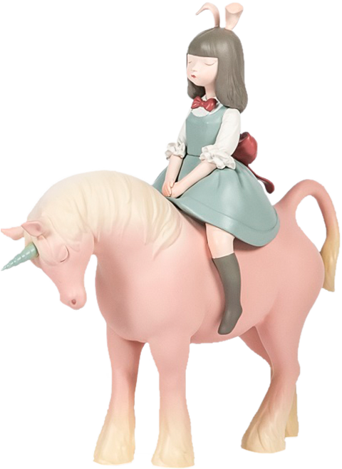 Nocturnal Unicorn (Spring Blue Dress)