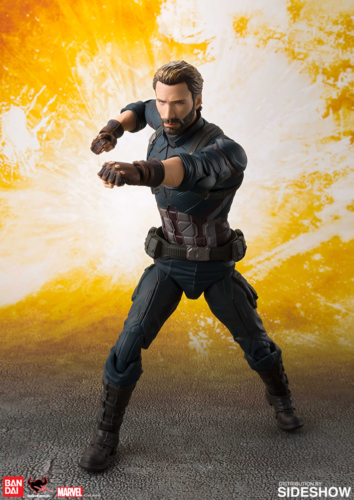 Captain America and Tamashii Effect Explosion