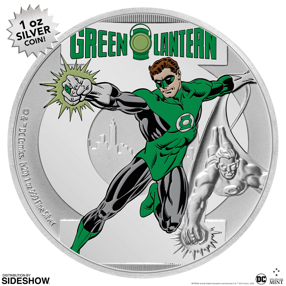 Green Lantern 1oz Silver Coin