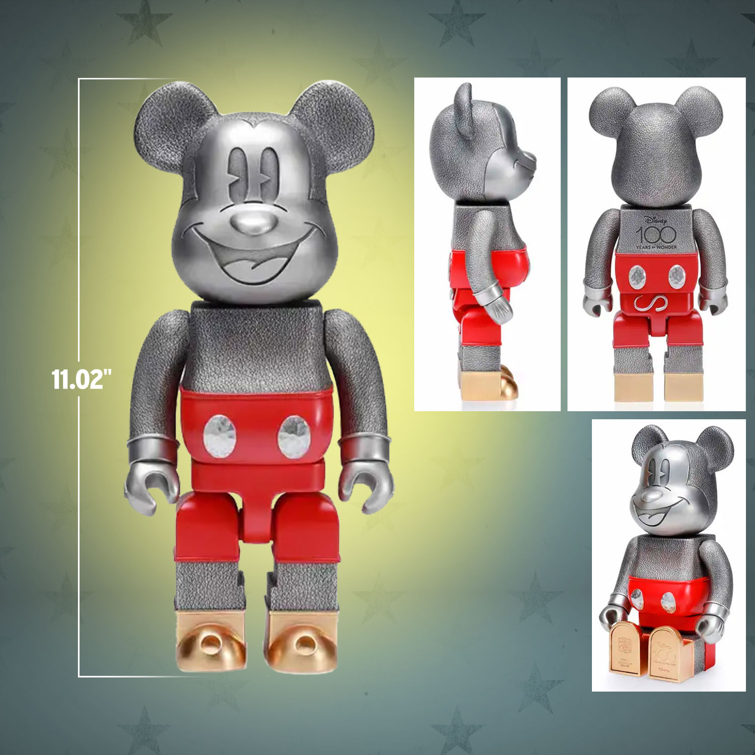 Mickey Mouse Disney 100 Be@rbrick 400% (Special Edition)