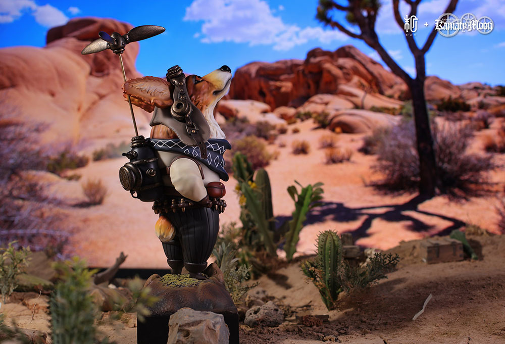 Flying Western Corgi