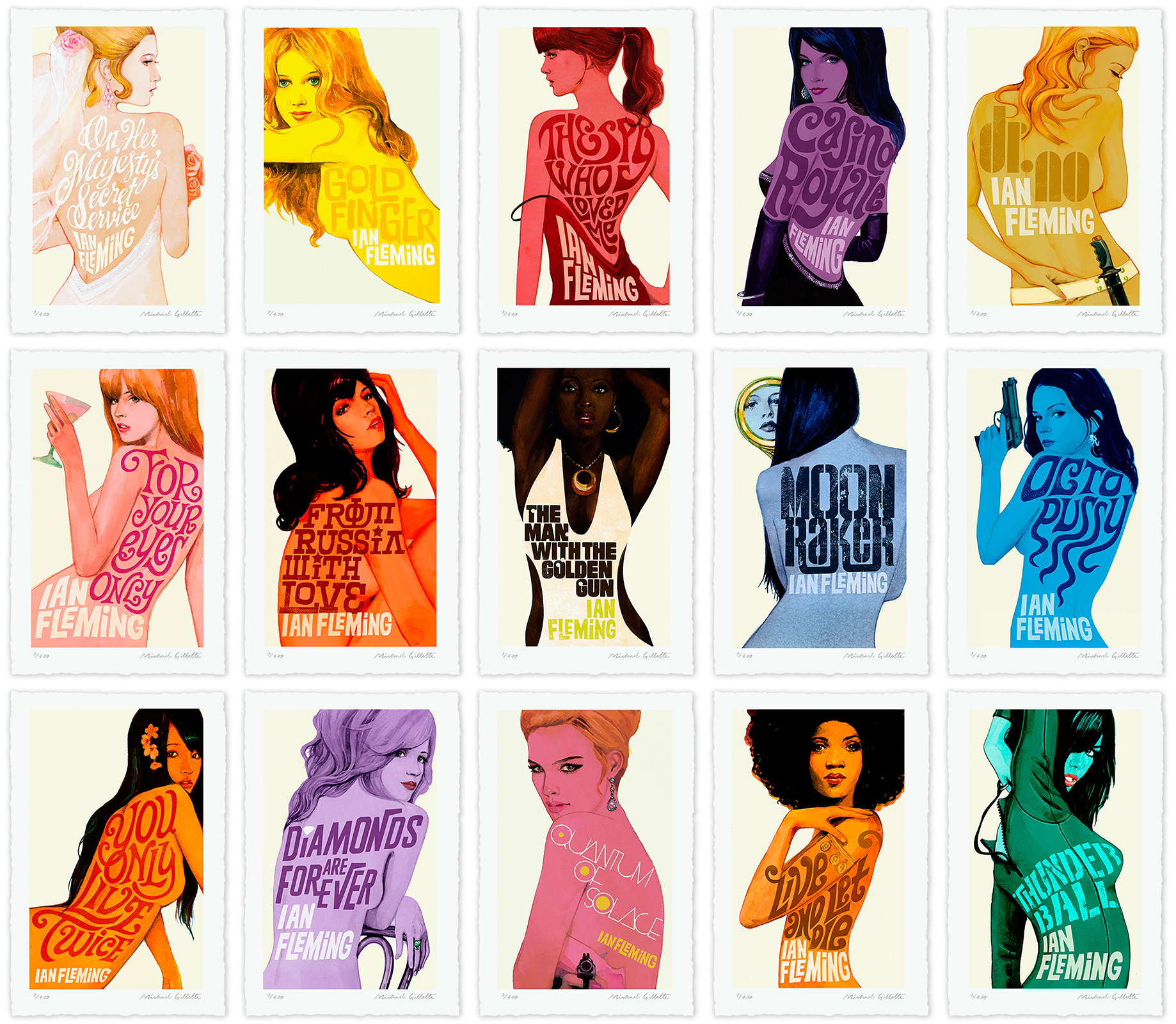 James Bond Book Cover Boxed Set