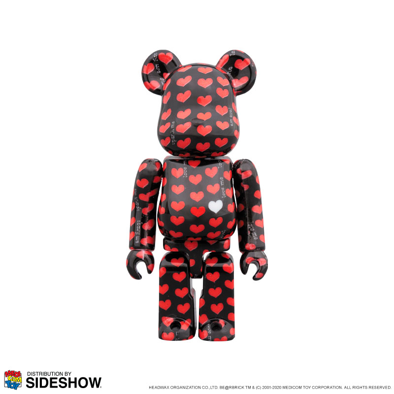 Be@rbrick Black Heart 100% & 400%