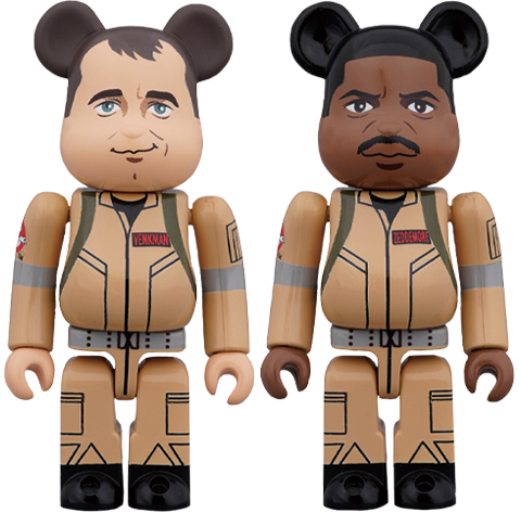 Be@rbrick Peter Venkman and Winston Zeddemore 100%