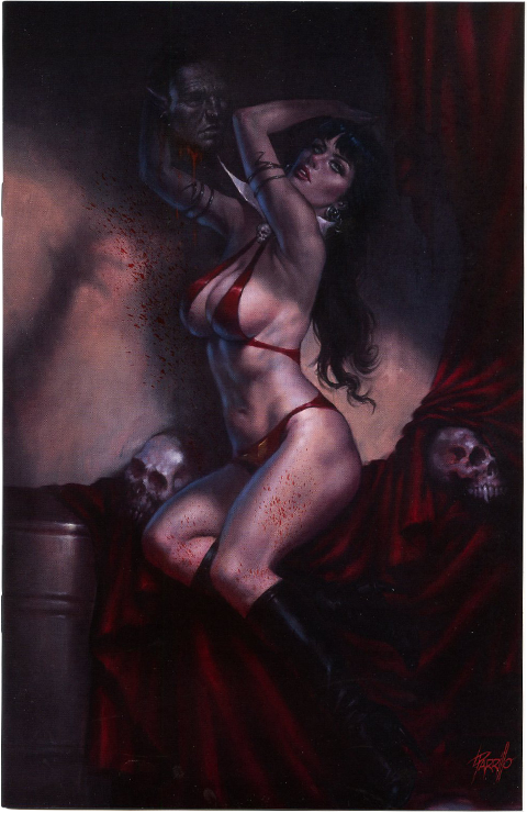Vampirella #10 (Special Virgin Painted Cover by Lucio Parrillo)