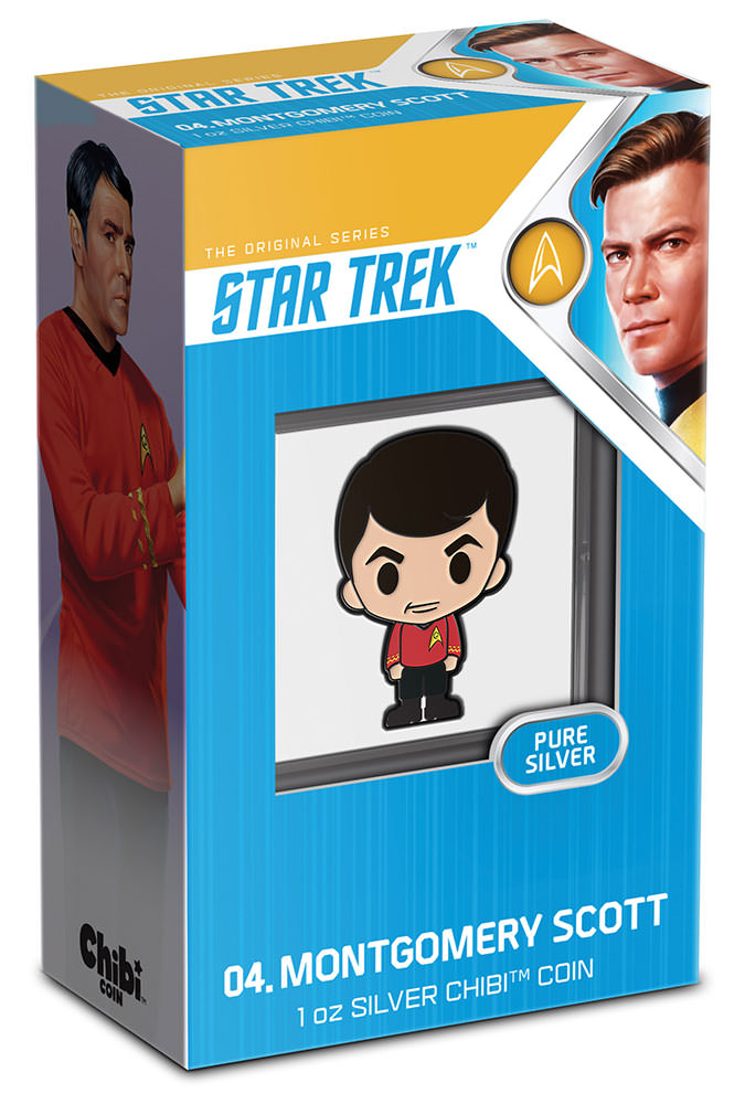 Montgomery Scott 1oz Silver Coin